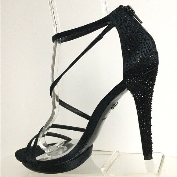 NEW ABS by Allen Schwartz Allstar Black Island Platform Zip Pumps - MSRP $145.00 - Picture 1 of 8